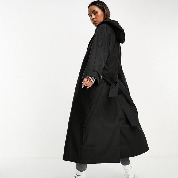 ASOS Hooded Trenchcoat - Picture 5 of 8